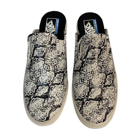 Vans Snakeskin SF Marshmallow Slip On Mule Slides Ultracush Shoes W 11 M 9.5 - Picture 2 of 9